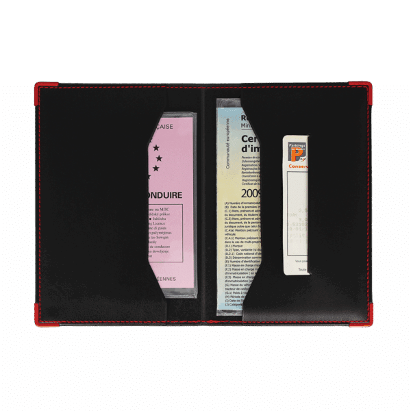 porte papiers voiture color pop etui carte grise fabrique en france made in france