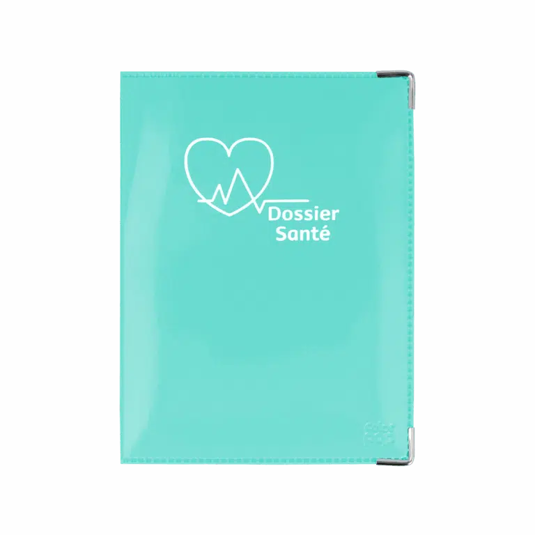 dossier santé ordonnances carte vitale carte mutuelle Color pop fabrication française