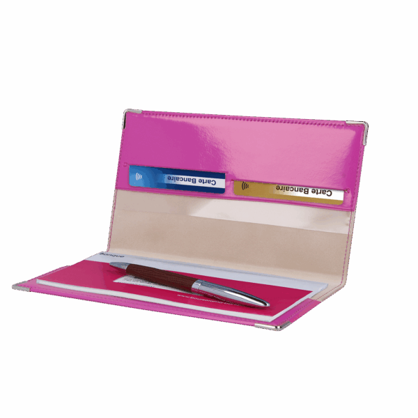 étui chéquier Color pop fabrication française