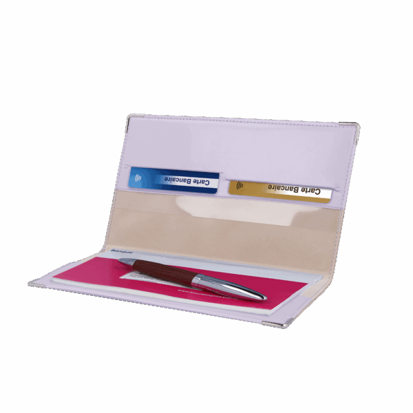 étui chéquier Color pop fabrication française