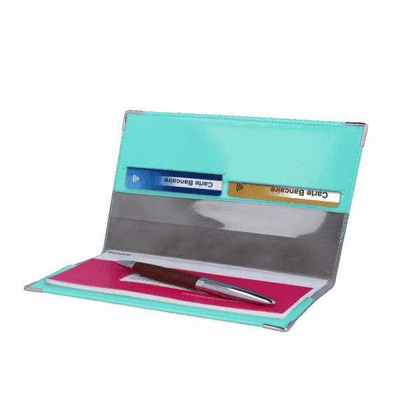étui chéquier Color pop fabrication française