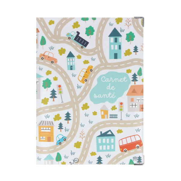 color pop carnet de santé bebe cadeau naissance fabrication française